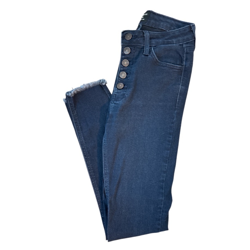 JUST BLACK size 26 high rise denim jeans